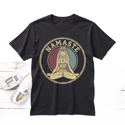 Funny Namaste Yoga Meditation Teacher Lover Birthday Present Tank Top Unisex TShirt