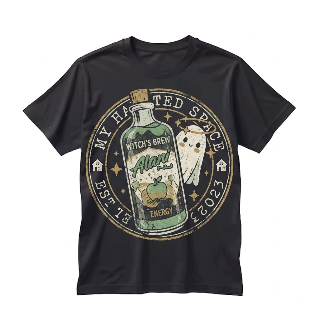 Cute Witchs Brew Ghost Soda Can Energy Drink Lover Halloween Gift Unisex TShirt