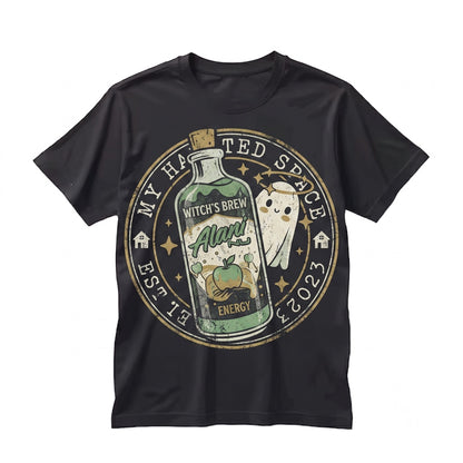 Cute Witchs Brew Ghost Soda Can Energy Drink Lover Halloween Gift Unisex TShirt