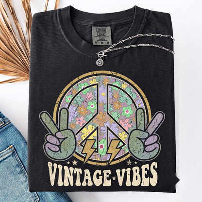 Pastel Retro Happy Face Lightning Bolt Beach Vacation Sunshine Summer Graphic Unisex TShirt