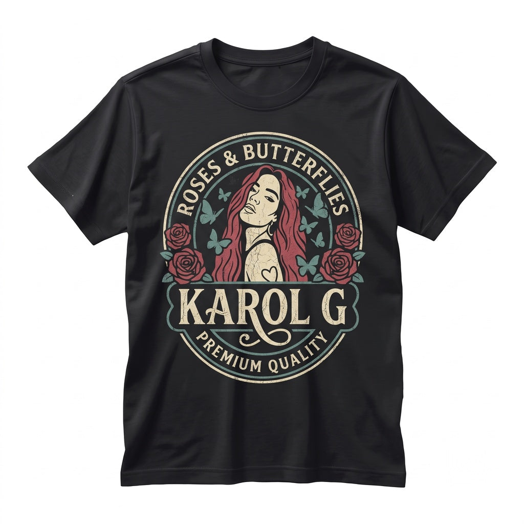 Karol G Colombian Singer Red Hair Top Bichota Reggaeton Lover Merch Team Apparel Unisex TShirt