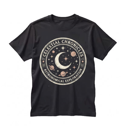 Celestial Solar System Graphic Astrology Gift Unisex TShirt