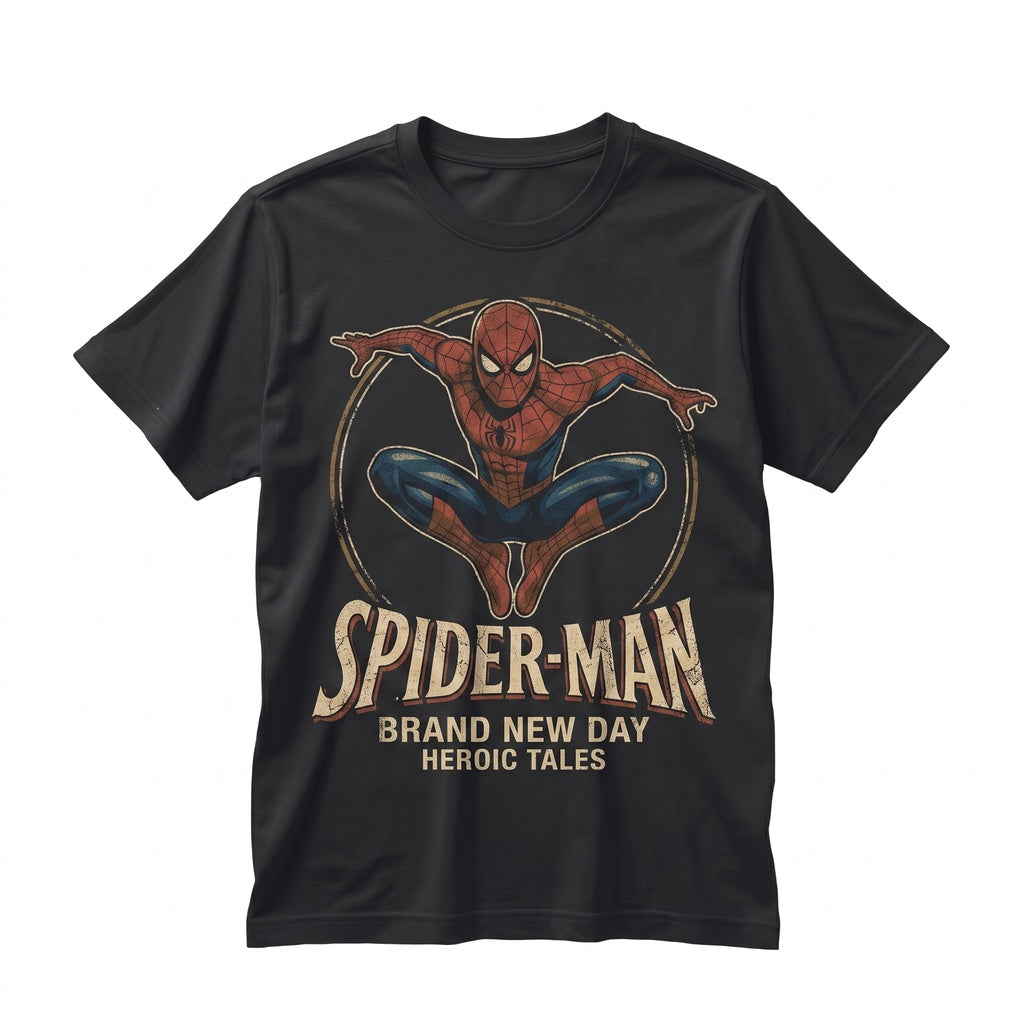 Vintage Arachnid Hero Graphic Comic Book Brand New Day Fan Apparel Unisex TShirt