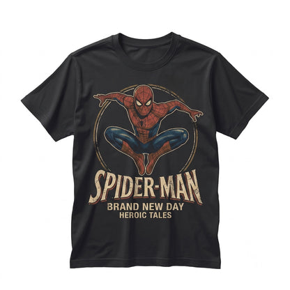 Vintage Arachnid Hero Graphic Comic Book Brand New Day Fan Apparel Unisex TShirt