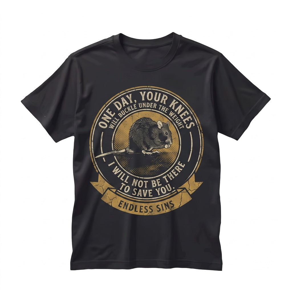 One Day Rat Graphic Rodent Pet Lover Cotton Apparel Casual Unisex TShirt