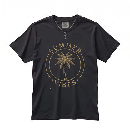 Summer Vibes Beach Ready Vacation Sunshine Fun Graphic Apparel Unisex TShirt