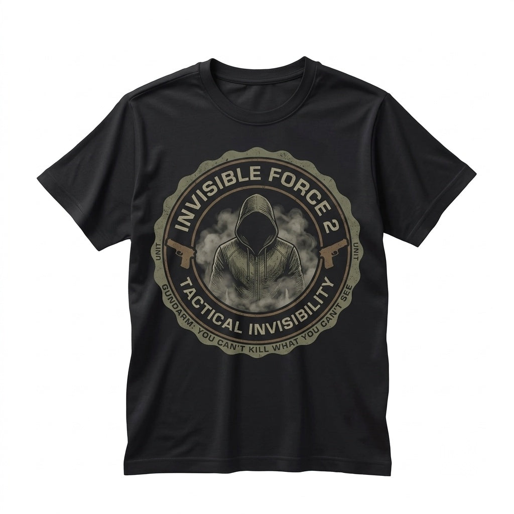 Translucent Invisible Force Superhero Movie Apparel Unisex TShirt