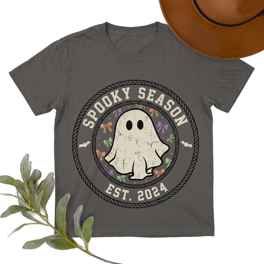 Cute Coquette Spooky Season Halloween Funny Ghost Gift Unisex TShirt