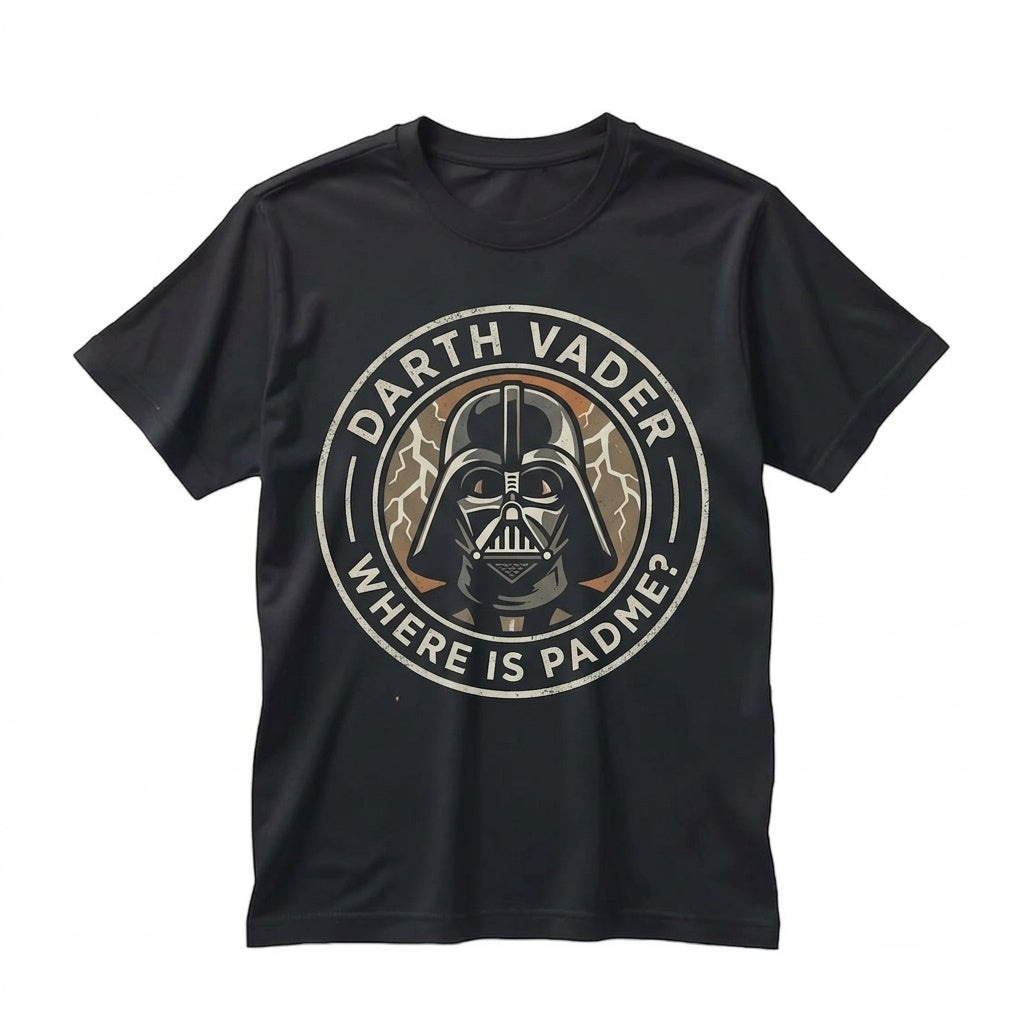 Oversized Galactic Sith Lord Graphic Sci-Fi Anakin Villain Cotton Tops Unisex TShirt