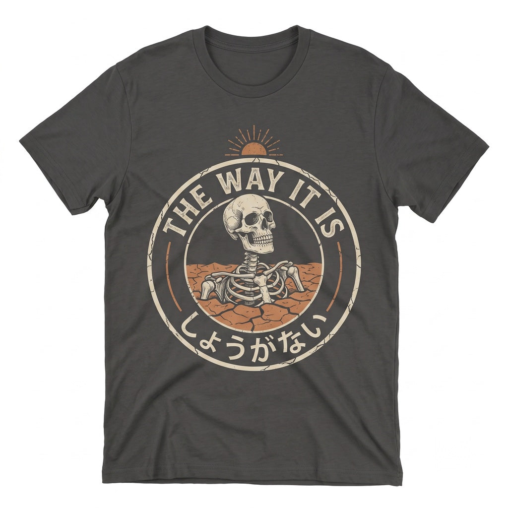It Is What Skeleton Skull Meme Sarcastic Graphic Cotton Vintage Funny Apparel Top Unisex TShirt