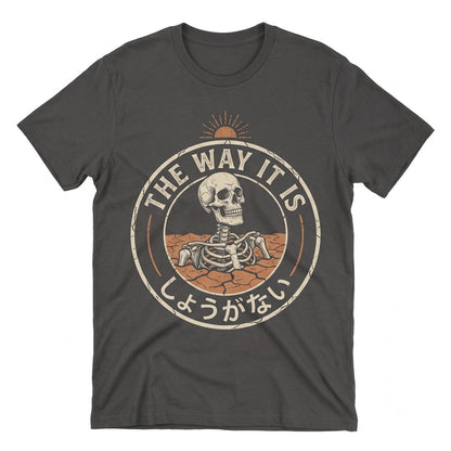 It Is What Skeleton Skull Meme Sarcastic Graphic Cotton Vintage Funny Apparel Top Unisex TShirt