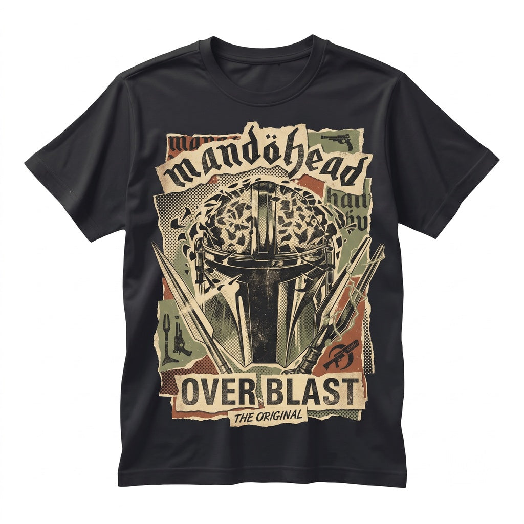 Mandohead Novelty Graphic Tee Unisex TShirt