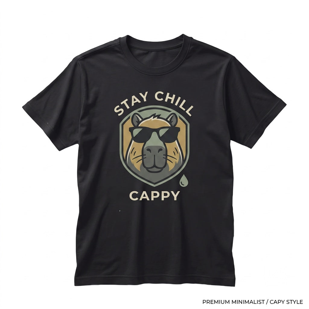 Dont Worry Be Cappy Funny Capybara Retro Animal Lover Gift Unisex TShirt