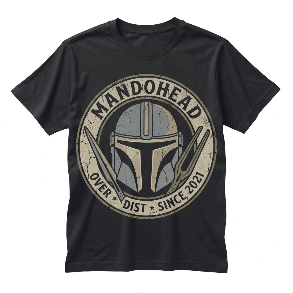 Mandohead Novelty Graphic Tee Unisex TShirt