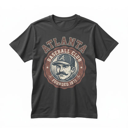Vintage Atlanta Baseball Retro ATL Game Day Fan Apparel Unisex TShirt