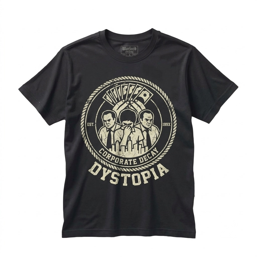 Dystopian Dark SciFi Graphic Unisex TShirt