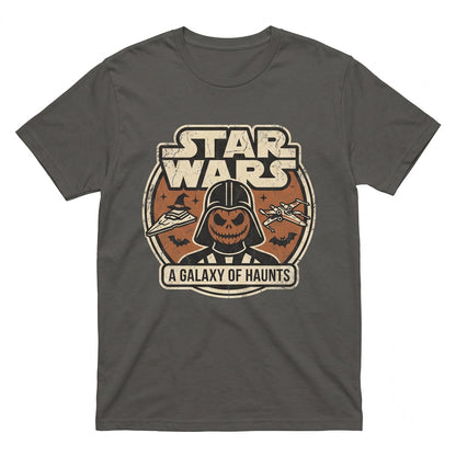 Two Sided Retro Sci-Fi Villain Halloween Pumpkin Trick or Treat Family Trip Unisex TShirt