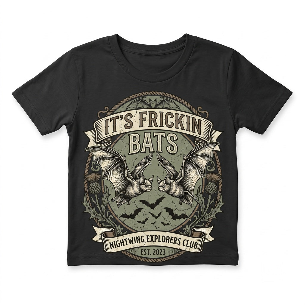 Its Frickin Bats Funny Halloween Meme Graphic Spooky Season Fall Gift Unisex TShirt