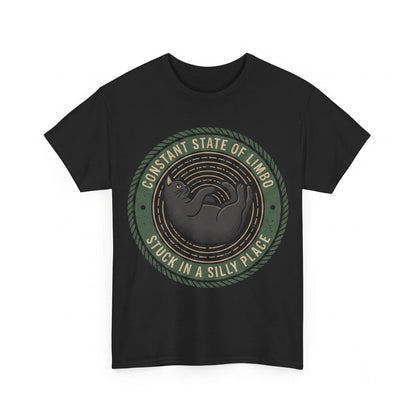 Constant State of Limbo Funny Japanese Cat Graphic Cotton Vintage Aesthetic Apparel Unisex TShirt