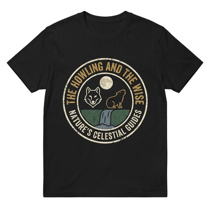 Capybara Howling at Full Moon Vintage 90s Graphic Funny Wildlife Lover Gift Unisex TShirt