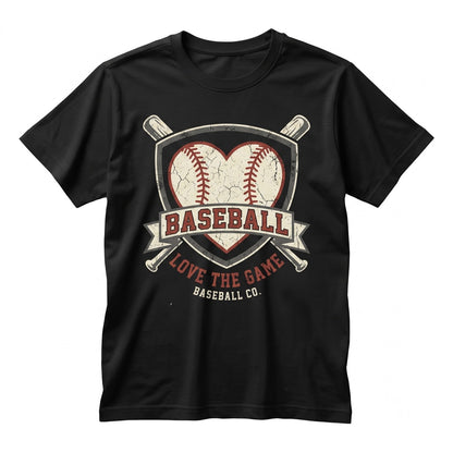 Women Cute Distressed Heart Baseball Mama Game Day Lover Unisex TShirt
