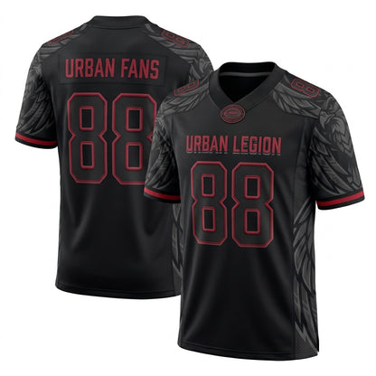 Unisex Football Fan Jersey - Breathable Mesh Athletic Game Day Stitched Apparel