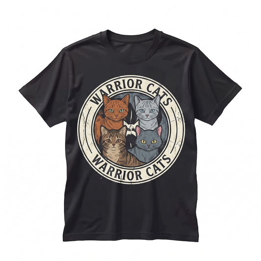 Wild Feline Clan Four Graphic Pet Mom Gift Cotton Apparel Unisex TShirt