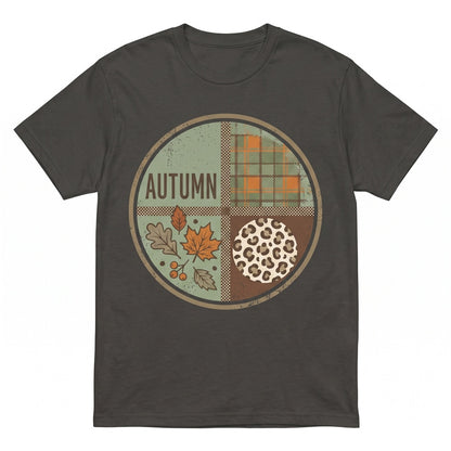 Autumn Vibes Trendy Graphic Apparel, Cozy Aesthetic Top, Women Men Unisex TShirt