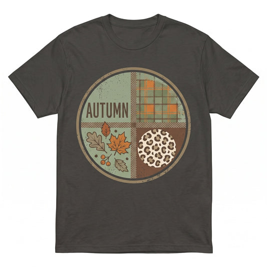 Autumn Vibes Trendy Graphic Apparel, Cozy Aesthetic Top, Women Men Unisex TShirt