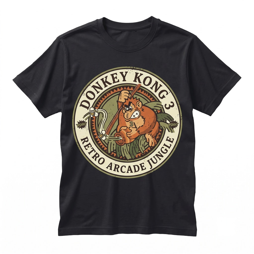 Classic Gorilla Arcade Retro Gaming Unisex TShirt