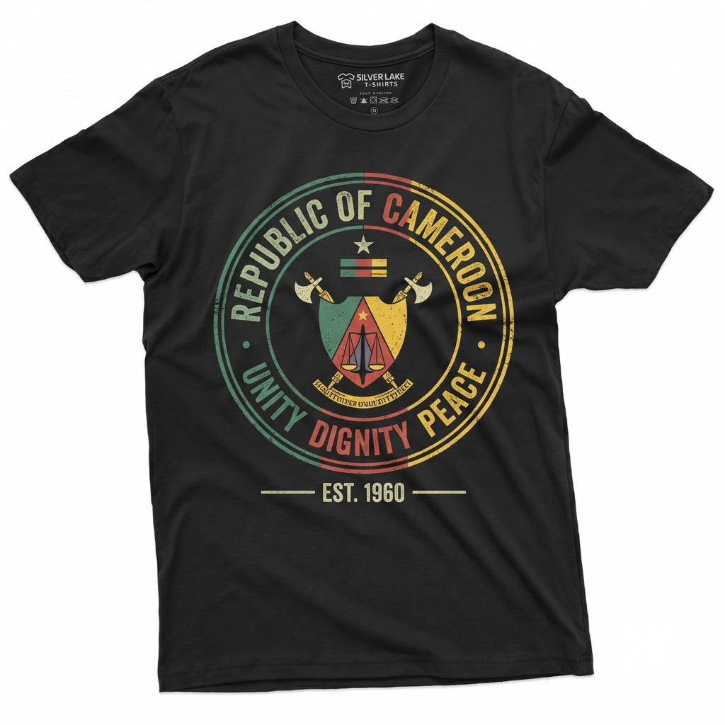 Cameroon National Flag Patriotic Cameroonian Gift Ideas Unisex TShirt