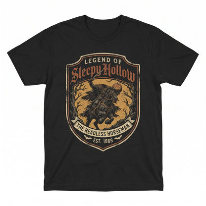 Headless Horseman Sleepy Hollow Dead and Breakfast Halloween Graphic Spooky Season Unisex TShirt