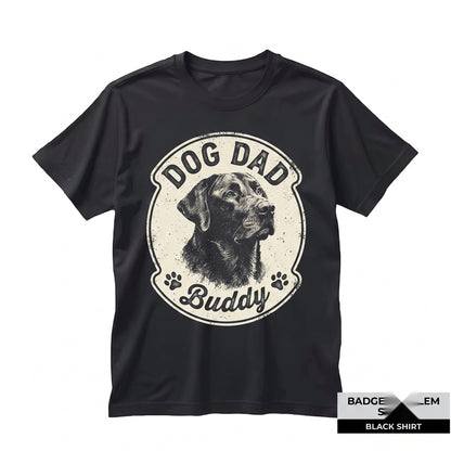 Custom Dog Mom Photo Gift, Personalized Vintage Cat Dad Memorial Portrait Unisex TShirt