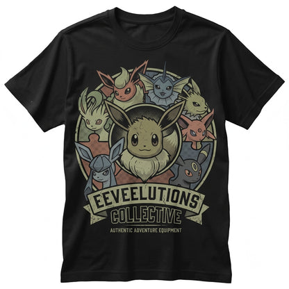 Eevee Evolutions Anime Gamer Gift Cute Vintage Wash Sleeveless Unisex TShirt