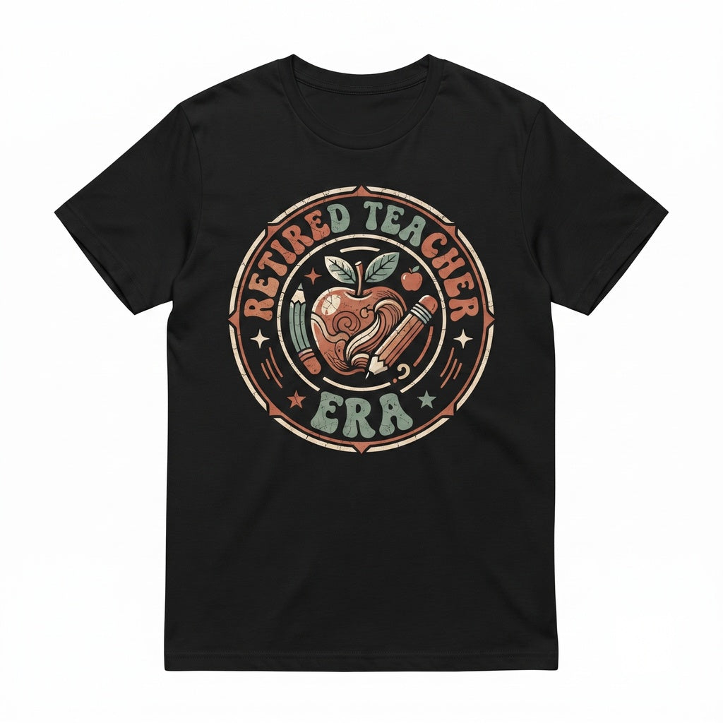 Retired Educator Apparel Retro Celebration Present Unisex TShirt