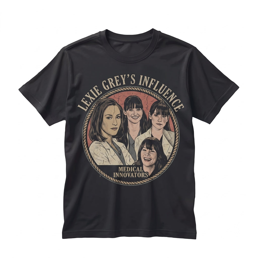 Lexie Tribute Seattle Grace Hospital Medical Drama TV Fan Merch Graphic Apparel Unisex TShirt