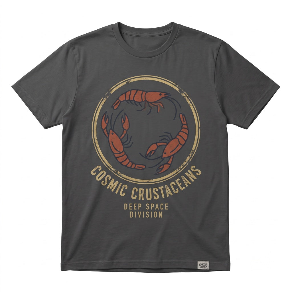 Three Cherry Shrimp Moon Neocaridina Galaxy Aquarium Hobbyist Gift Vintage Wash Retro Aquatic Pet Lover Graphic Unisex TShirt