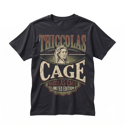 Thiccolas Cage Vintage Unisex TShirt Gift For Men And Women Timnas FD