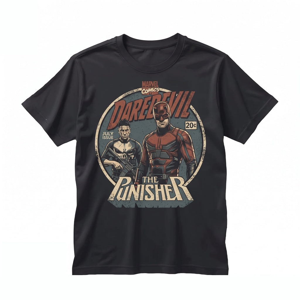 Oversized Matt Murdock Comic Graphic Hells Kitchen Vigilante Retro Vintage Streetwear Unisex TShirt