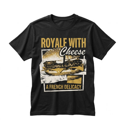 Royale with Cheese Funny Cult Movie 90s Film Graphic Unisex TShirt