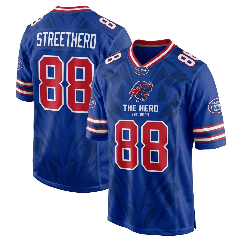 Unisex Football Fan Jersey - Breathable Mesh Stitched Game Day Athletic Shirt