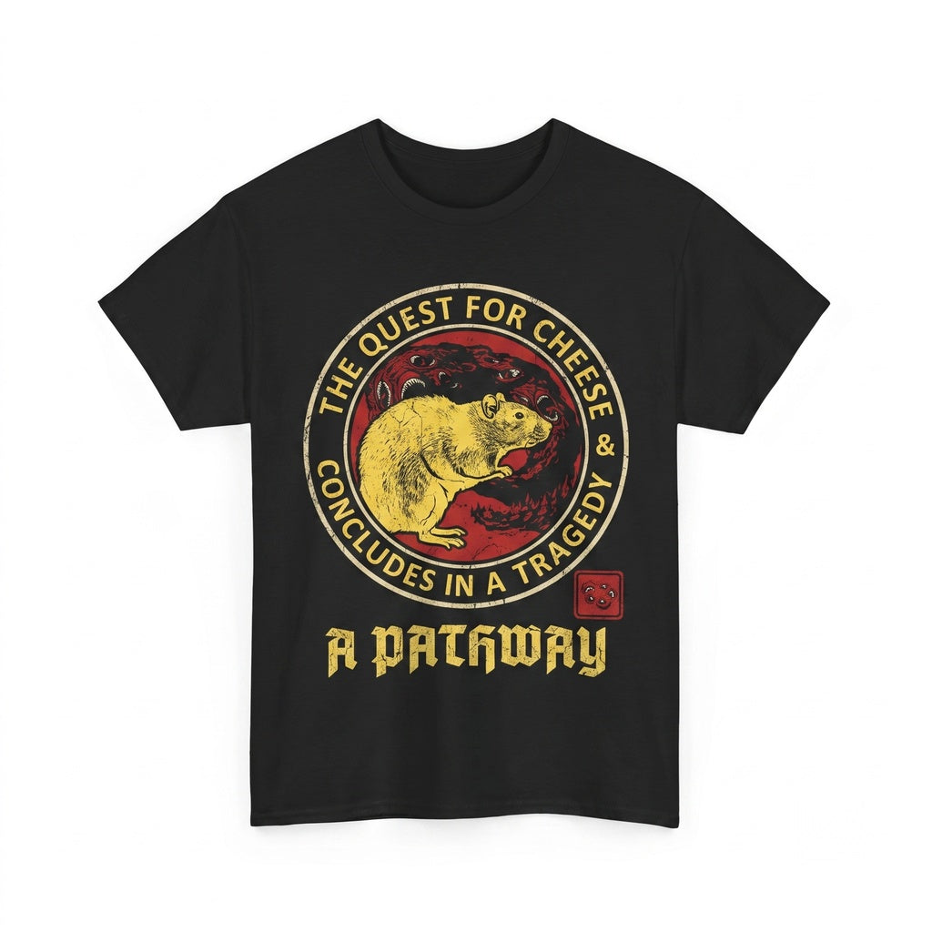 Japanese Quest For Cheese Rat Graphic Aesthetic Novelty Cotton Unisex TShirt