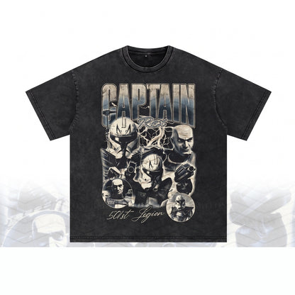 Captain Rex 501st Legion Clone Trooper Oversized Graphic Unisex TShirt