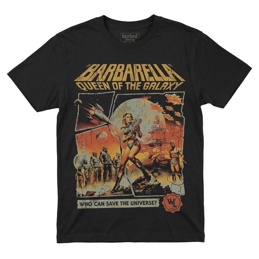 Vintage 1968 Space Heroine Retro Sci-Fi Graphic Unisex TShirt