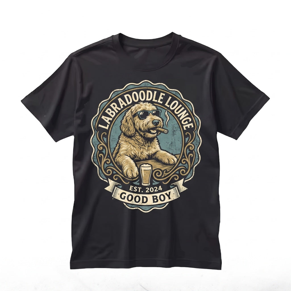 Goldendoodle Drinking