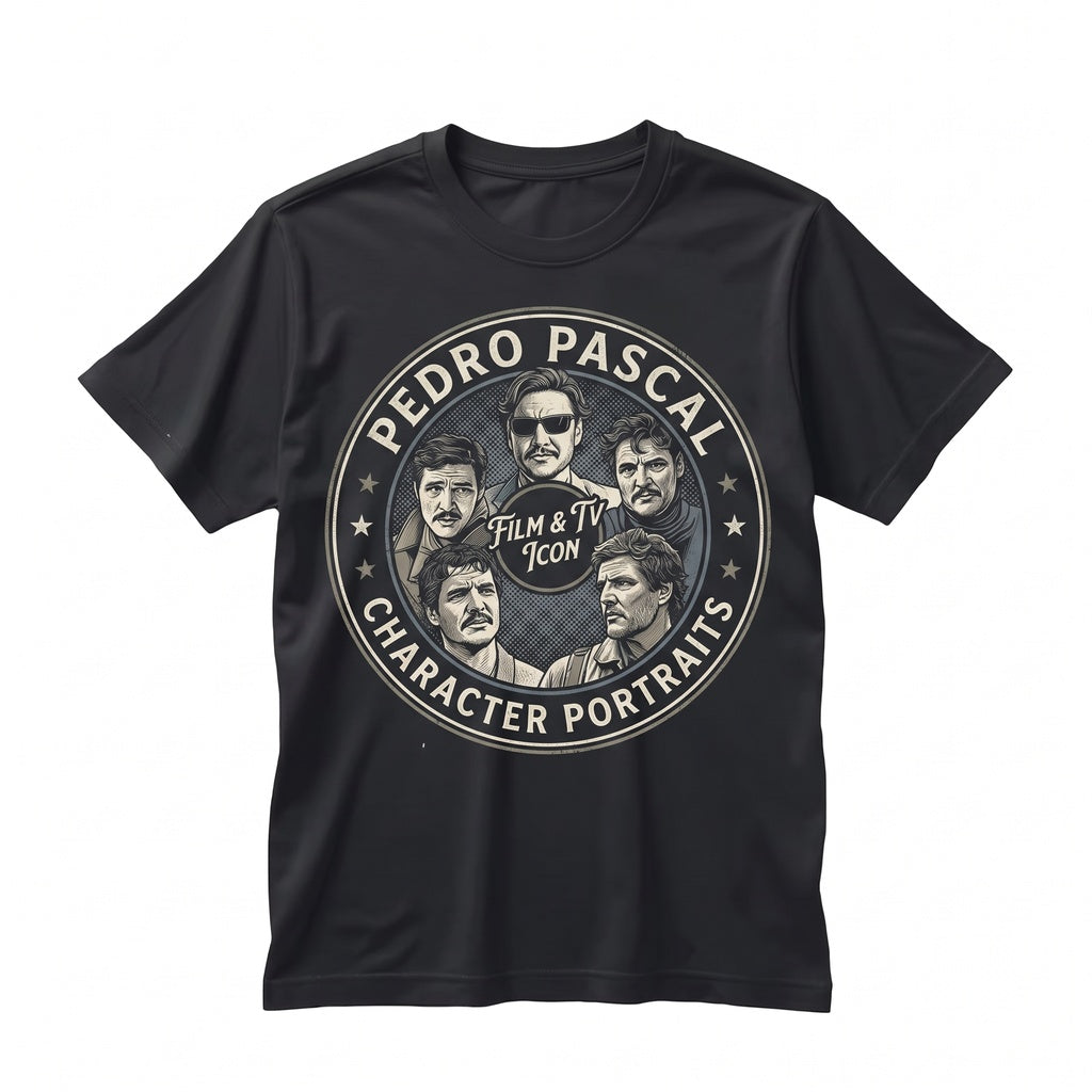 Pedro Pascal Vintage Retro 90s Graphic Actor Fan Gift Unisex TShirt