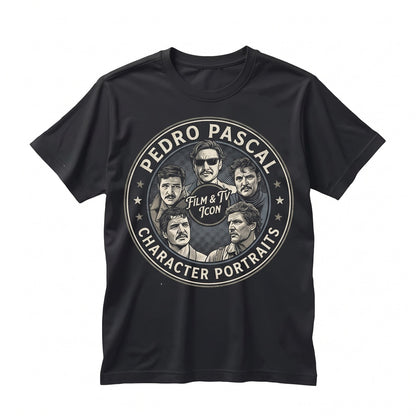 Pedro Pascal Vintage Retro 90s Graphic Actor Fan Gift Unisex TShirt