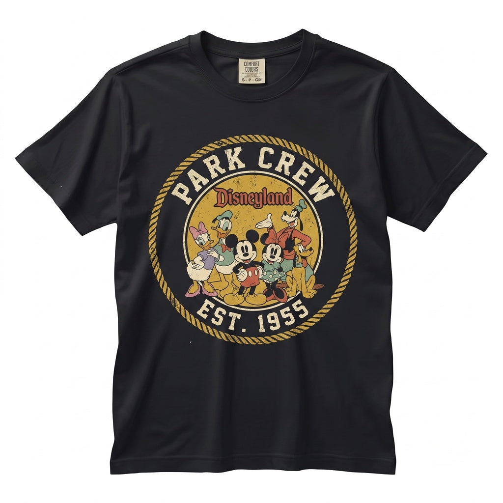 Retro Theme Park Family Vacation Magical Mouse Friends Apparel Unisex TShirt