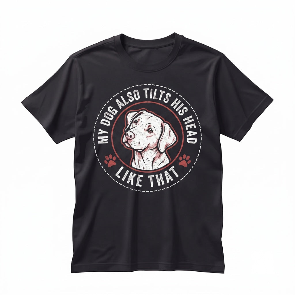 Funny Dog Apparel Head Tilting Owner Tee Gift Mom Unisex TShirt
