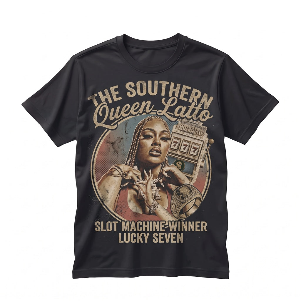 Vintage Hip Hop Graphic Cotton Crewneck Softstyle Souf Queen Merch Apparel Gift for Women Men Unisex TShirt